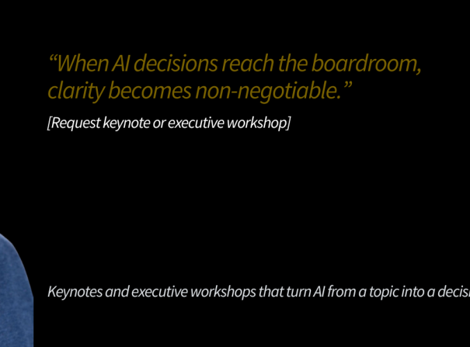 Keynotes & Workshops – Patrick Upmann DE